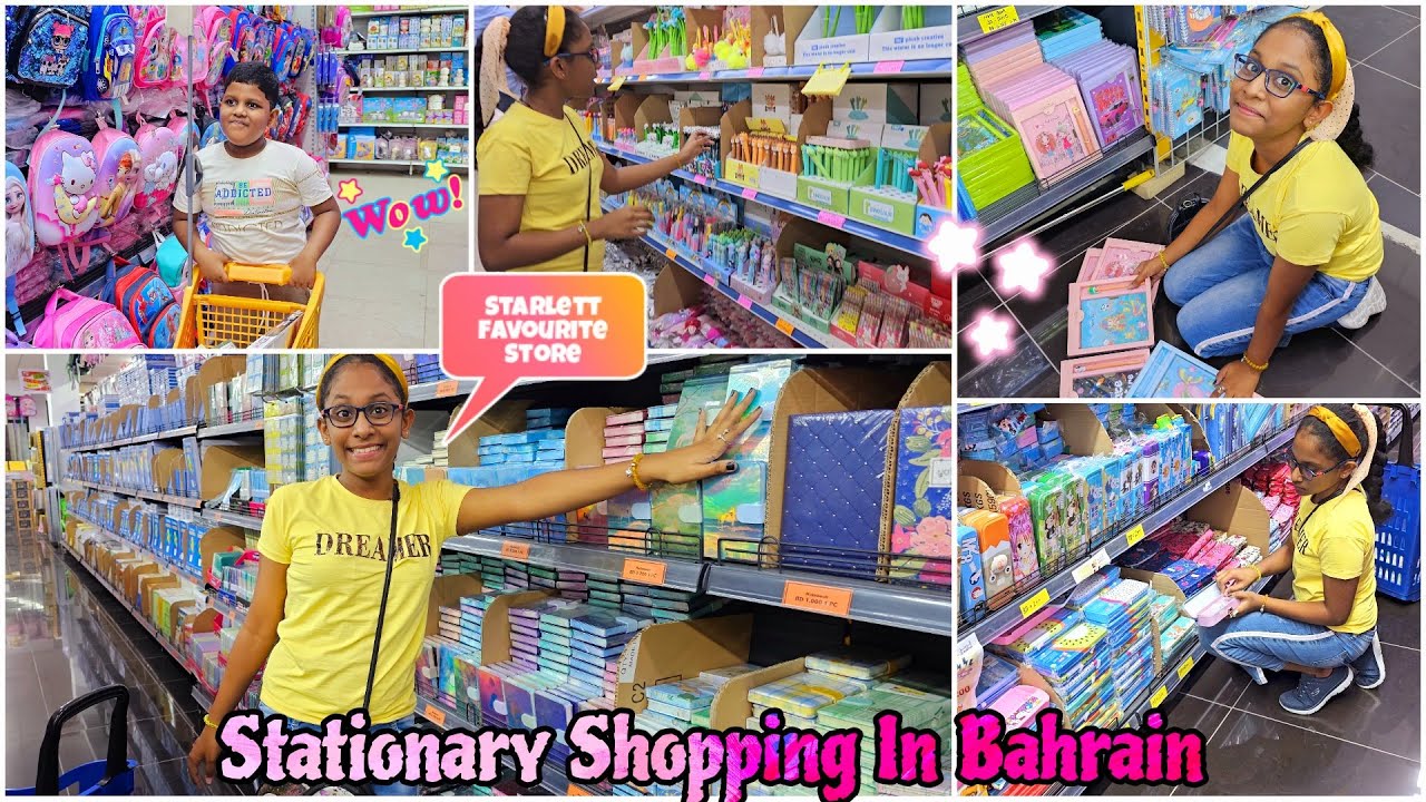 Most AMAZING Stationary Shopping Store In Bahrain🤩🛍️Low Cost Cute Pens/Diary/Pouch UNLIMITED Items😍