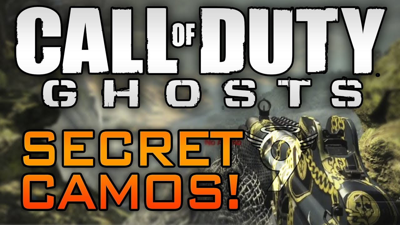 15 SECRET GHOSTS CAMOS Leaked!! (Call of Duty Ghosts Multiplayer Information)