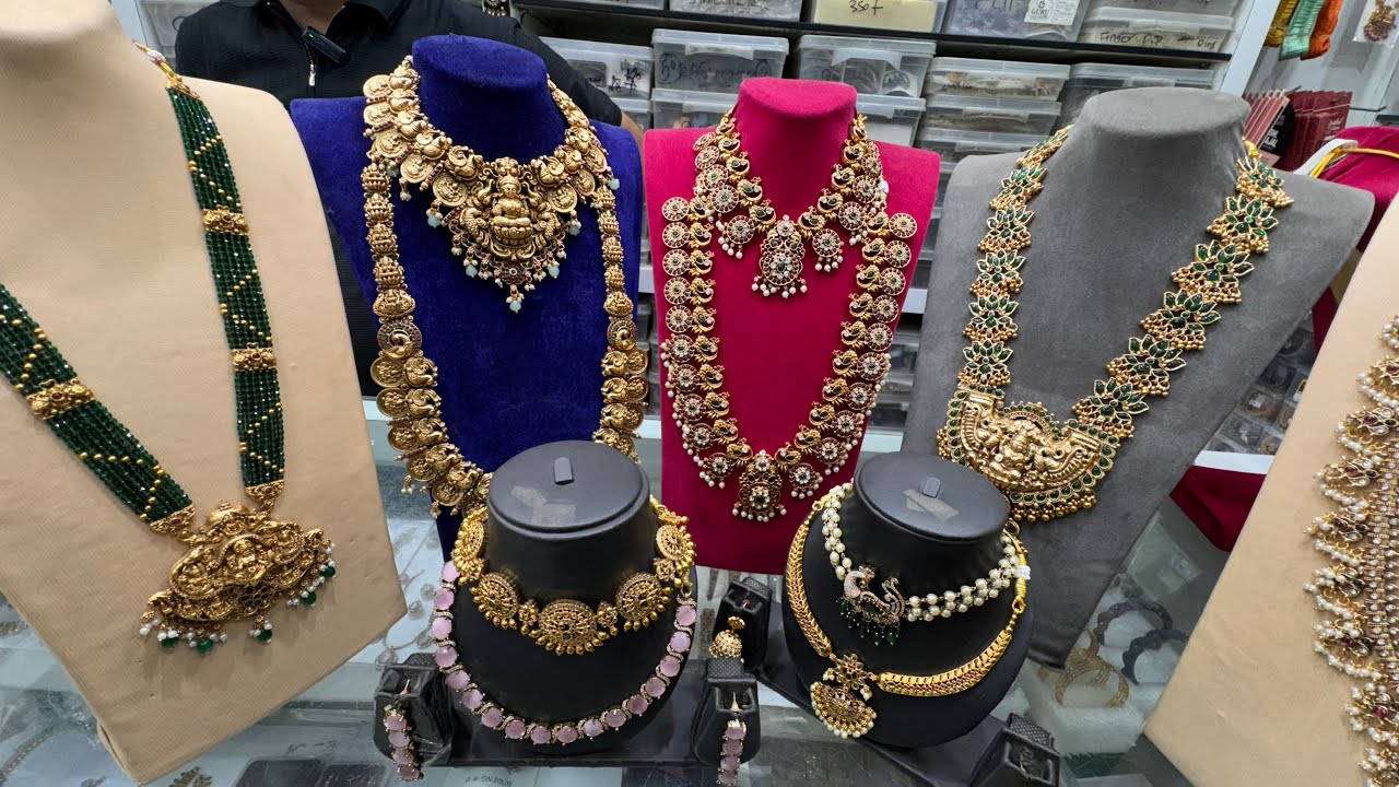 Chickpet Bangalore Wholesale Premium Quality Jewellery Collection| Online Shopping Single Courier Av