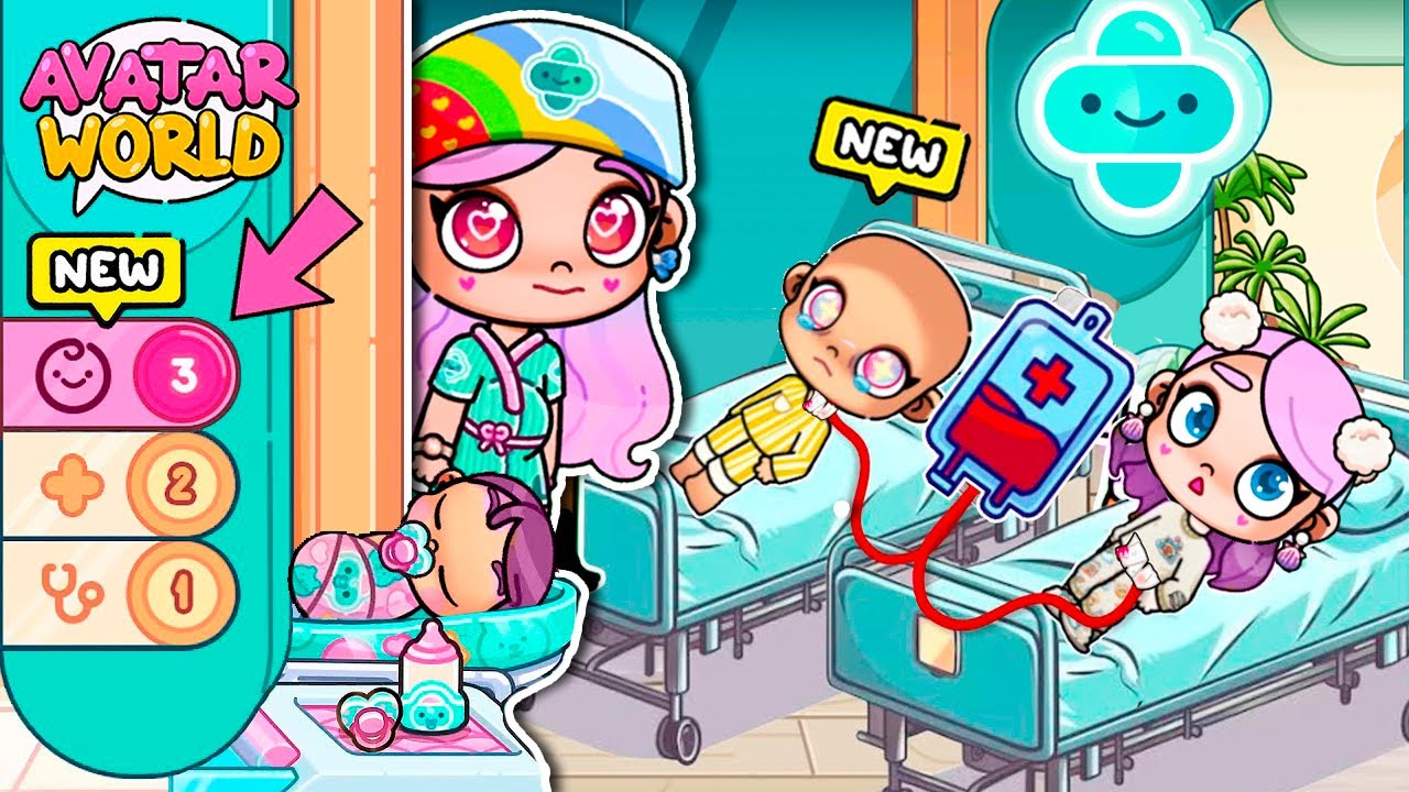 3 ЭТАЖ БОЛЬНИЦЫ 😰😨 СПАСЕНИЕ МАЛЫША 👶🏥 AVATAR WORLD ИСТОРИЯ 💕 РУТИНА СЕМЬИ ОБНОВЛЕНИЕ СЕКРЕТ СЕРИАЛ