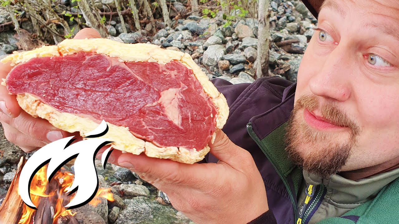 Butter Aged Steak auf offenem Feuer ASMR gegrillt 🔥🔥🔥