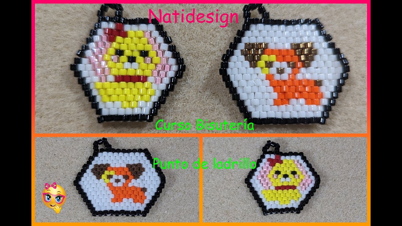 COMO HACER PUNTO DE LADRILLO  Tutorial- HOW TO MAKE BRICK STITCH Tutorial