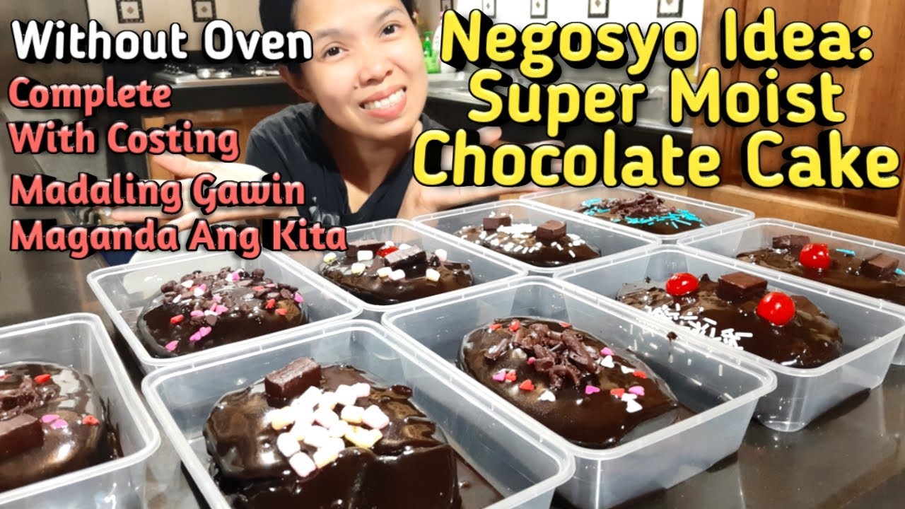 Super Moist Chocolate Cake | Without Oven | Complete w/Costing | Sideline & Homebased Business