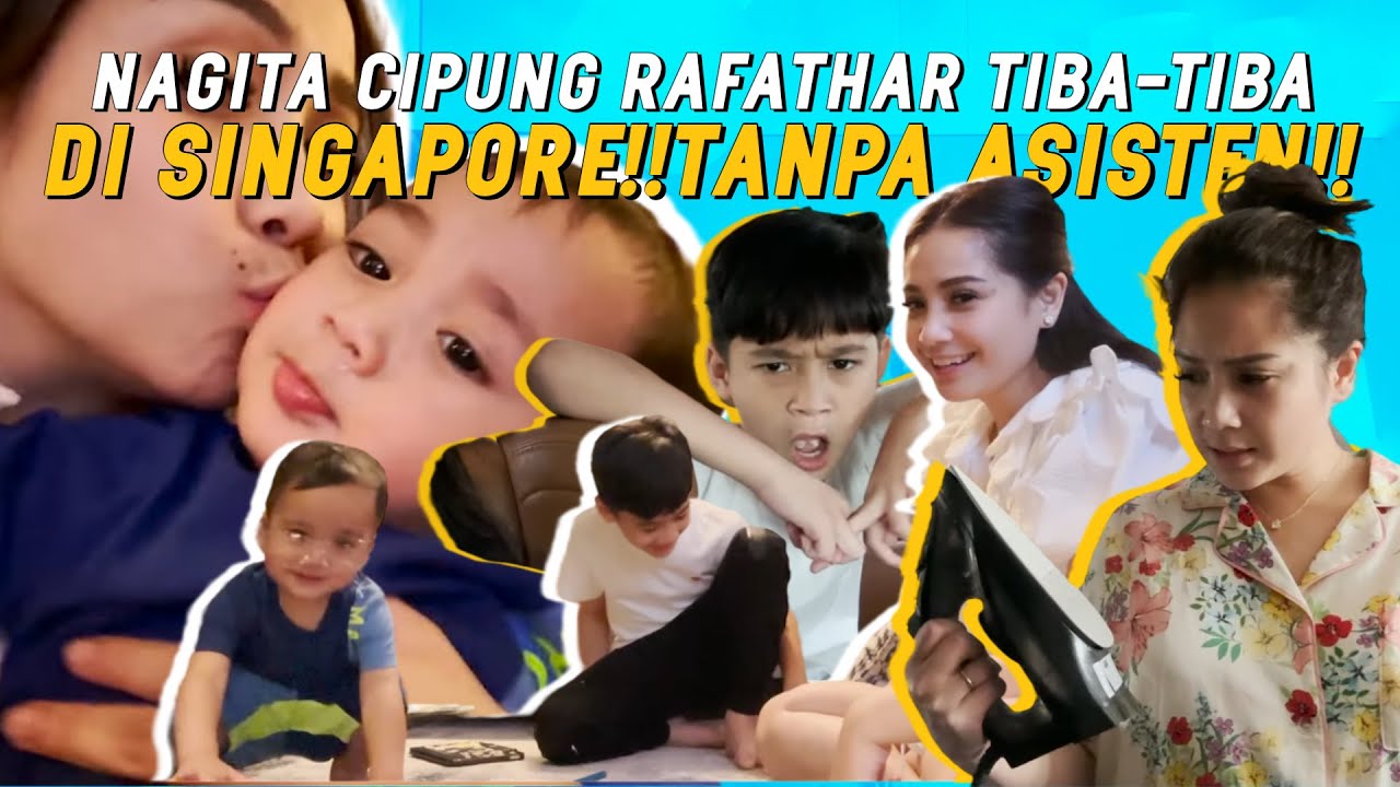 NAGITA CIPUNG LANJUT HEALING KE SINGAPORE SEBELUM NCUS RINI MUDIK!!RAFATHAR JADI BODYGUARD