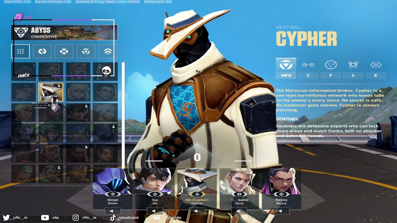 mvp! This is What PRO CYPHER Looks Like - TL NATS CYPHER VALORANT GAMEPLAY