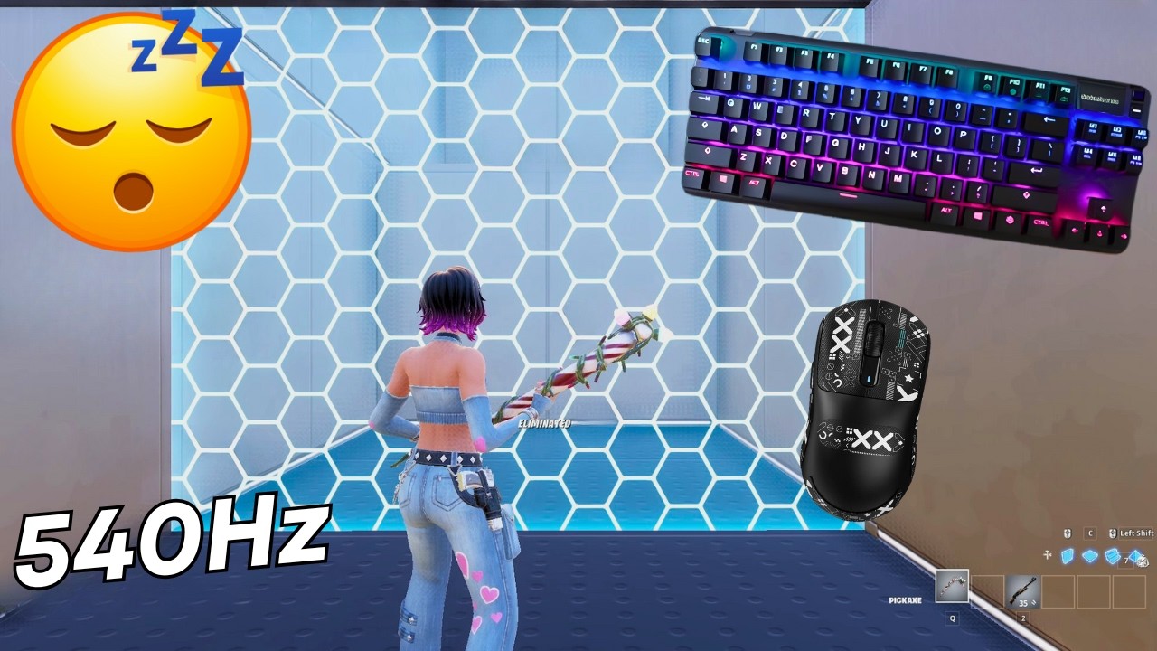 Fortnite 1v1 Piece Control🏆Steelseries Apex Pro TKL ASMR Chill😴