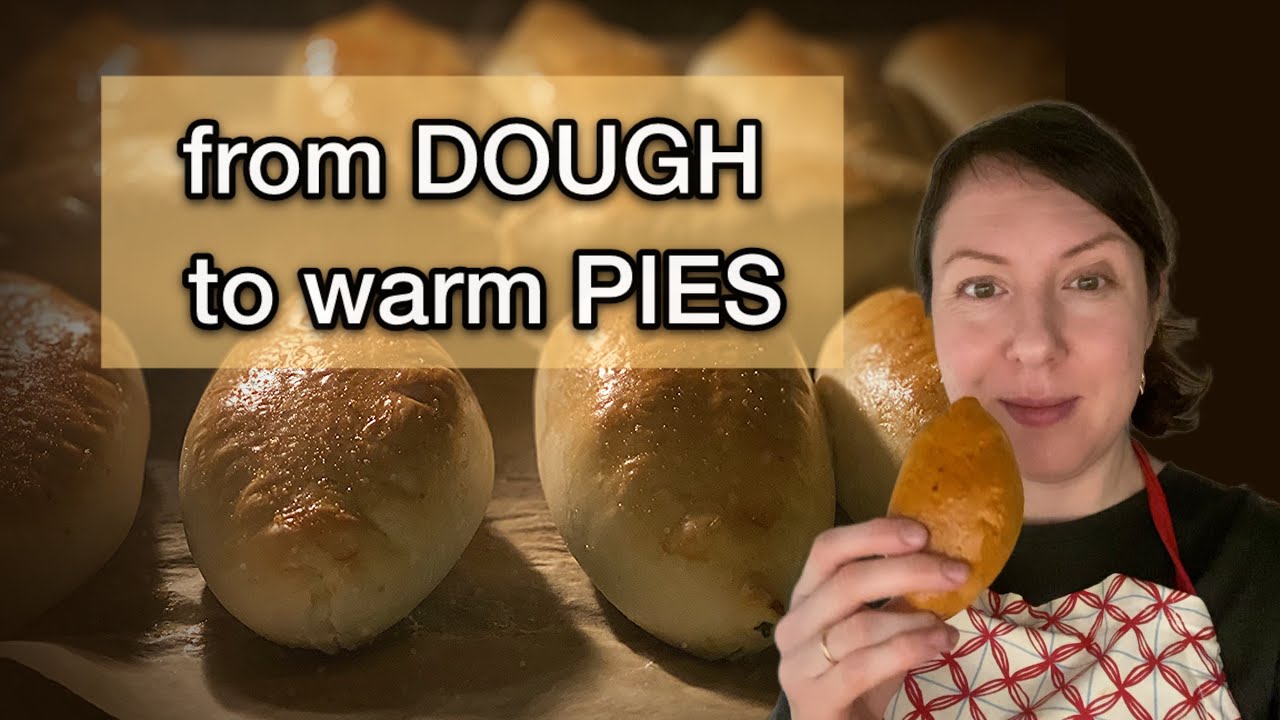 Warm Homemade Pies with Cabbage, Eggs & Green Onions | Cozy Baking