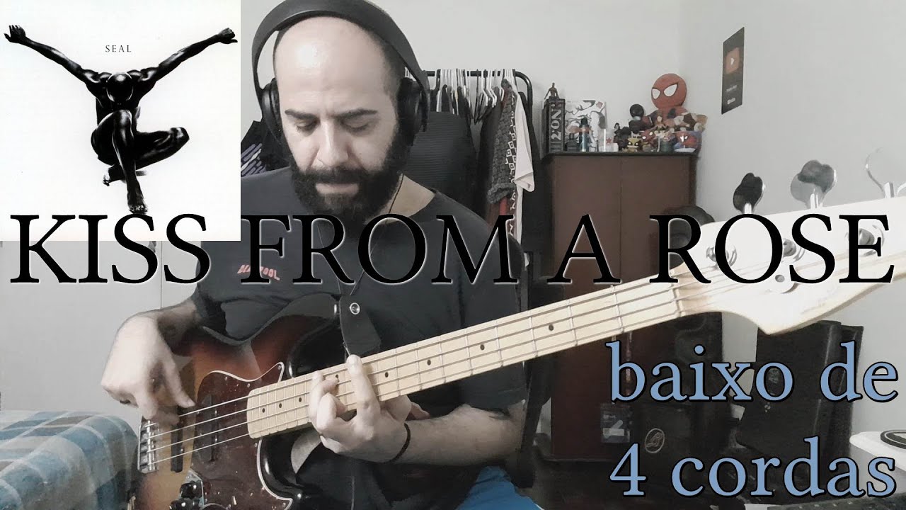 Kiss From A Rose (Seal) 4 STRING BASS COVER | BATMAN FOREVER THEME