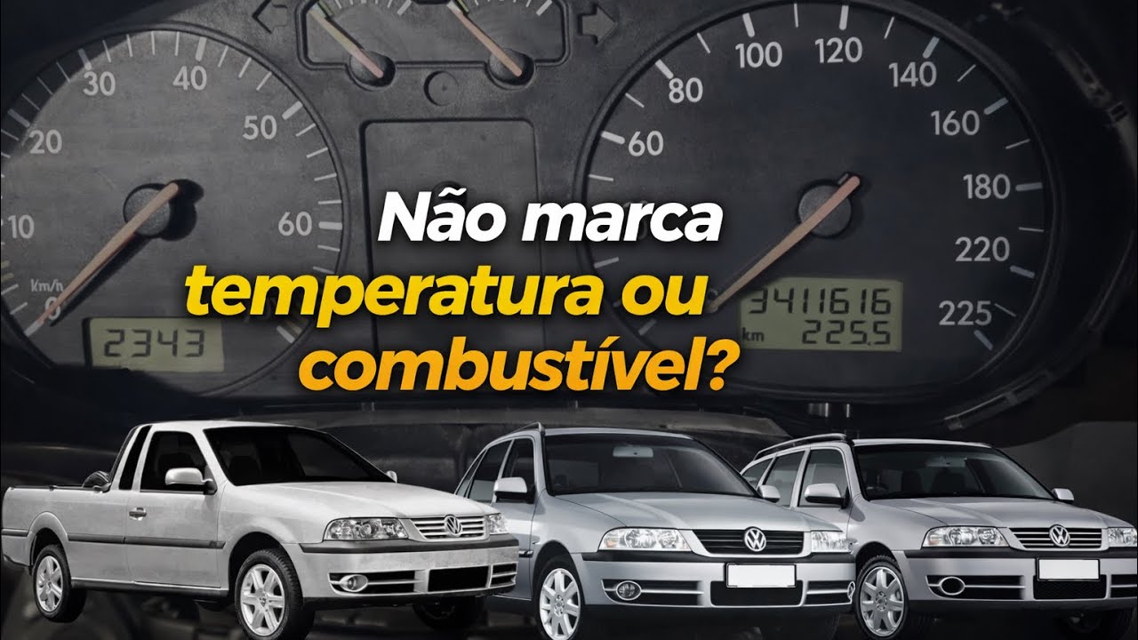 Gol G3 não marca temperatura e combustível 