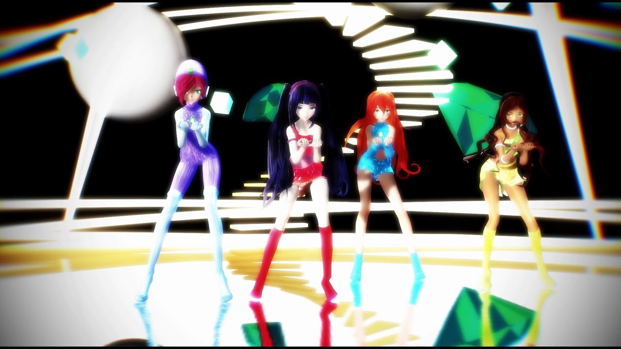 [MMD - Winx Club] MAMAMOO (마마무) - HIP - Musa, Tecna, Bloom, Aisha