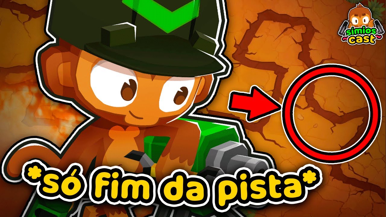 Bloons mas só pode botar macaquinho no fim da pista 😫👇 (é o fim da picada)