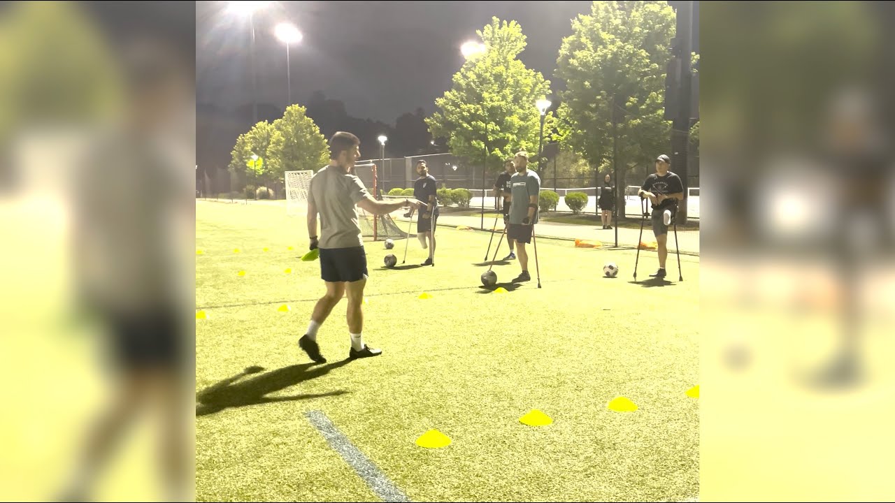 Amputee Soccer Footwork & Skills Training