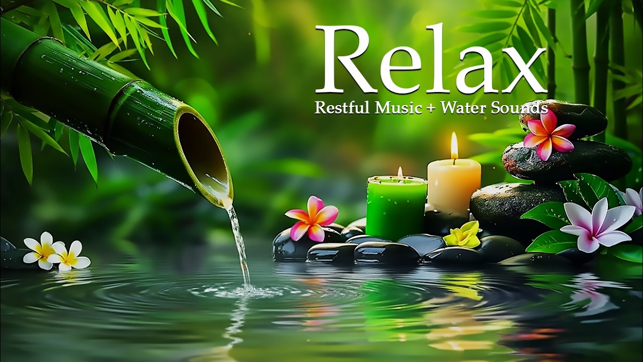 Deep Relaxing Piano & Water Sounds 🌿 Mind and Body Healing