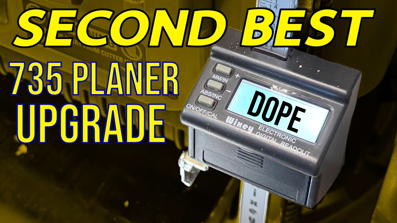 Installing the Wixey WR510 Digital Planer Readout on the DeWalt 735X