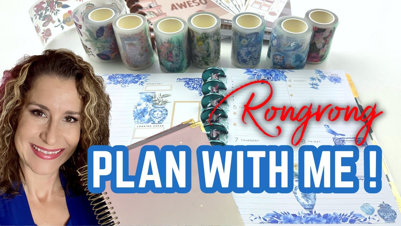 Rongrong Unboxing and Happy Planner PLAN with me!