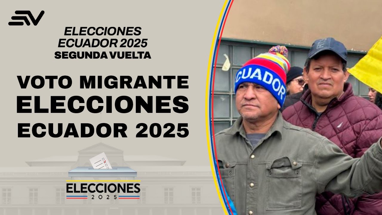 Voto de migrantes: M&aacute;s de 456 mil electores sufragaron | Elecciones Ecuador 2025 | Ecuavisa