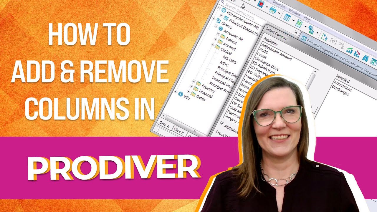 How to Add and Remove Columns in ProDiver