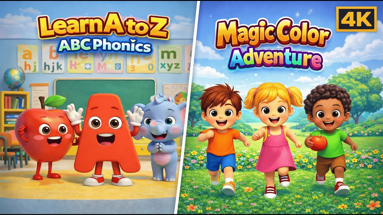 A-Z Phonics Magic ✨ | Magic Color Adventure 🎨🌈 & Collections | ABC Learning for Kids | MagicToons TV