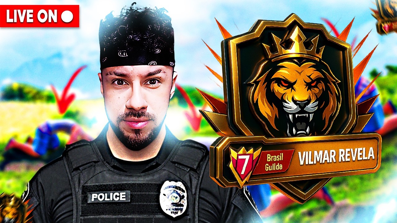 GUERRA DE GUILDA ✅ FREE FIRE - LIVE ON VERIFICADO? 💙 FT MEGADRAGOM E APELAPATO 💙