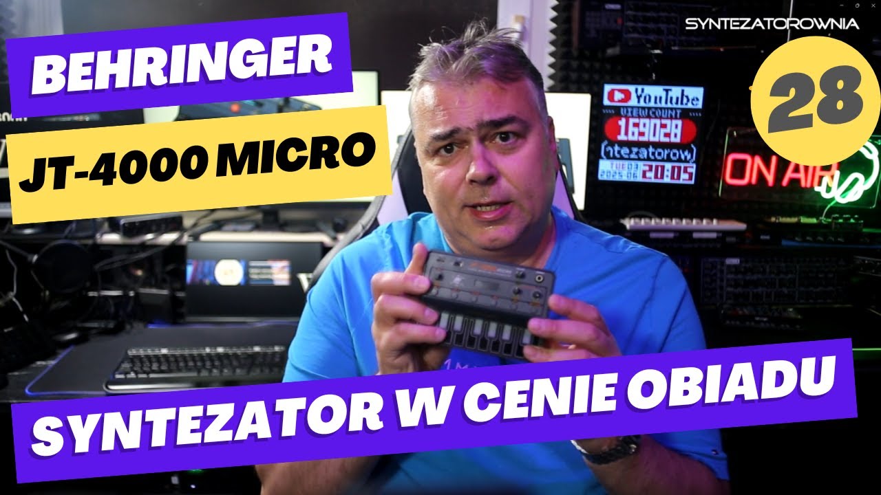 Behringer JT-4000 Micro - syntezator w cenie obiadu [Syntezatorownia 28]