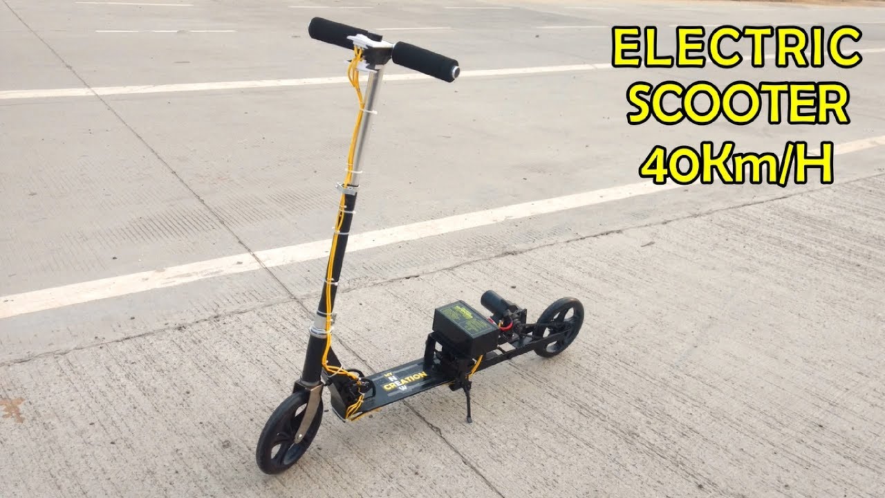 How To Make A Simple High Speed Electric Scooter At Home | 40 Km/H Speed Homemade | With Suspension