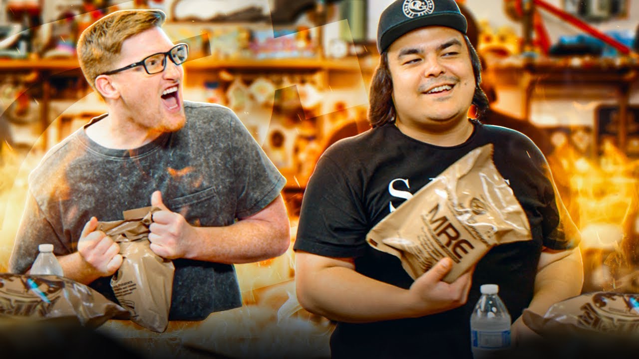 SCUMP IS THE WORST COOK EVER (MRE CHALLENGE)