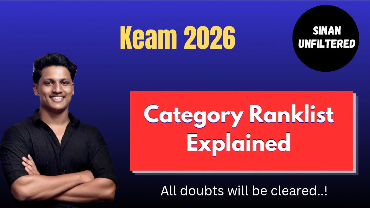 Keam Category ranklist details fully explained 🤔👆 || 