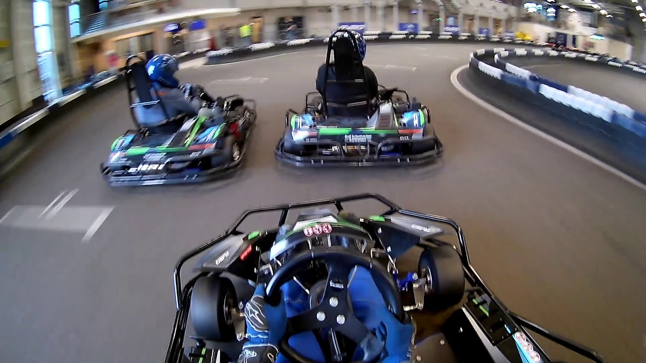 Ralf Schumacher Kartbahn Bispingen Indoor Rennen Nr.2 03.10.2017