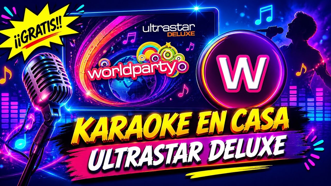 El mejor programa de #karaoke #ultrastar #gratis, con variedad de canciones y sistema de puntuaci&oacute;n.
