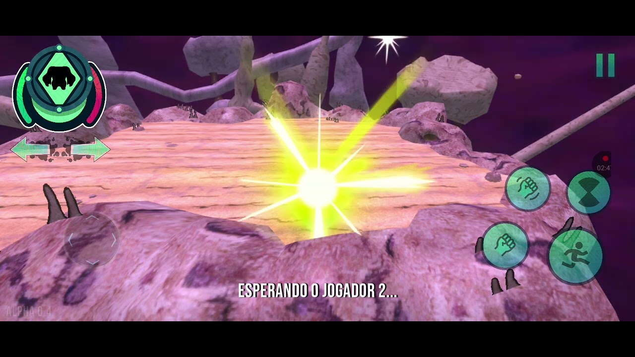 Hoje eu tô jogando hero time no ben 10