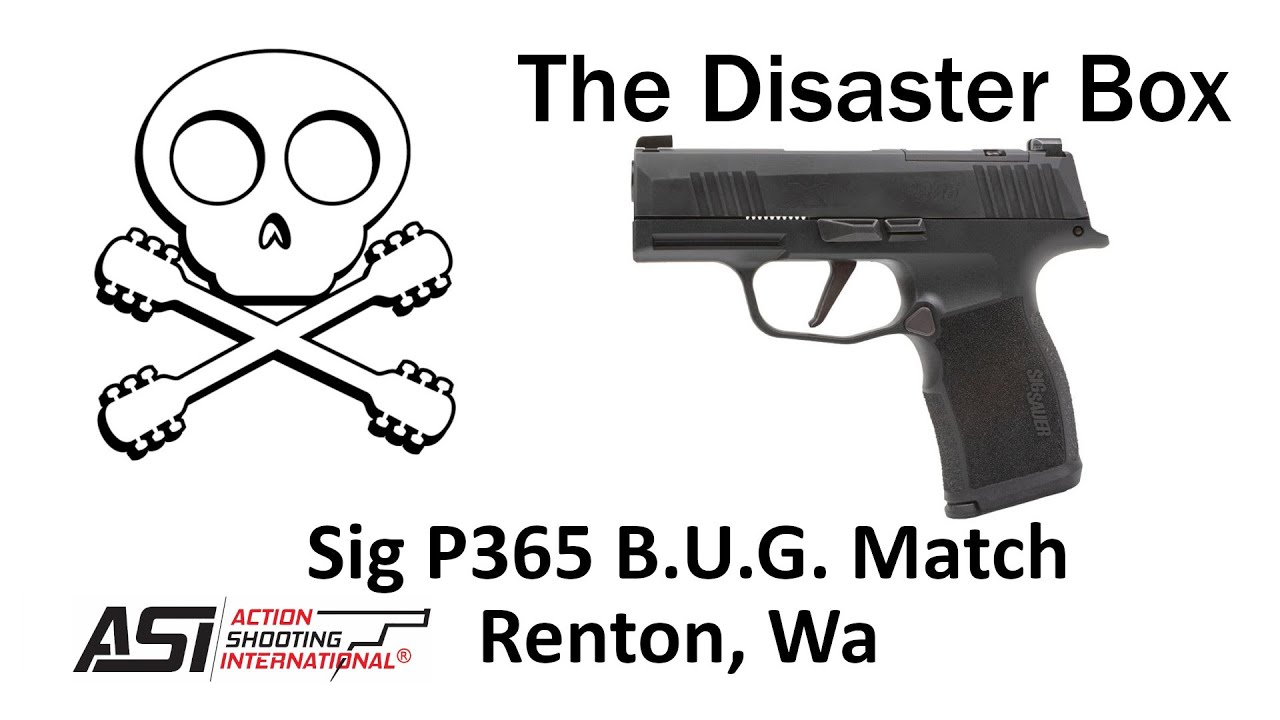 ASI match B.U.G match. Hand size handgun match with Action Shooting International