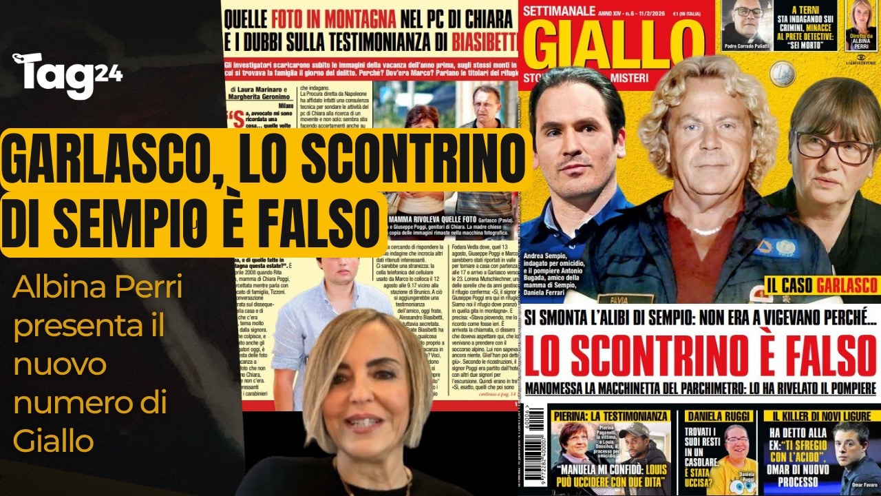 Garlasco, lo scontrino di Sempio è falso: Albina Perri presenta il nuovo Giallo