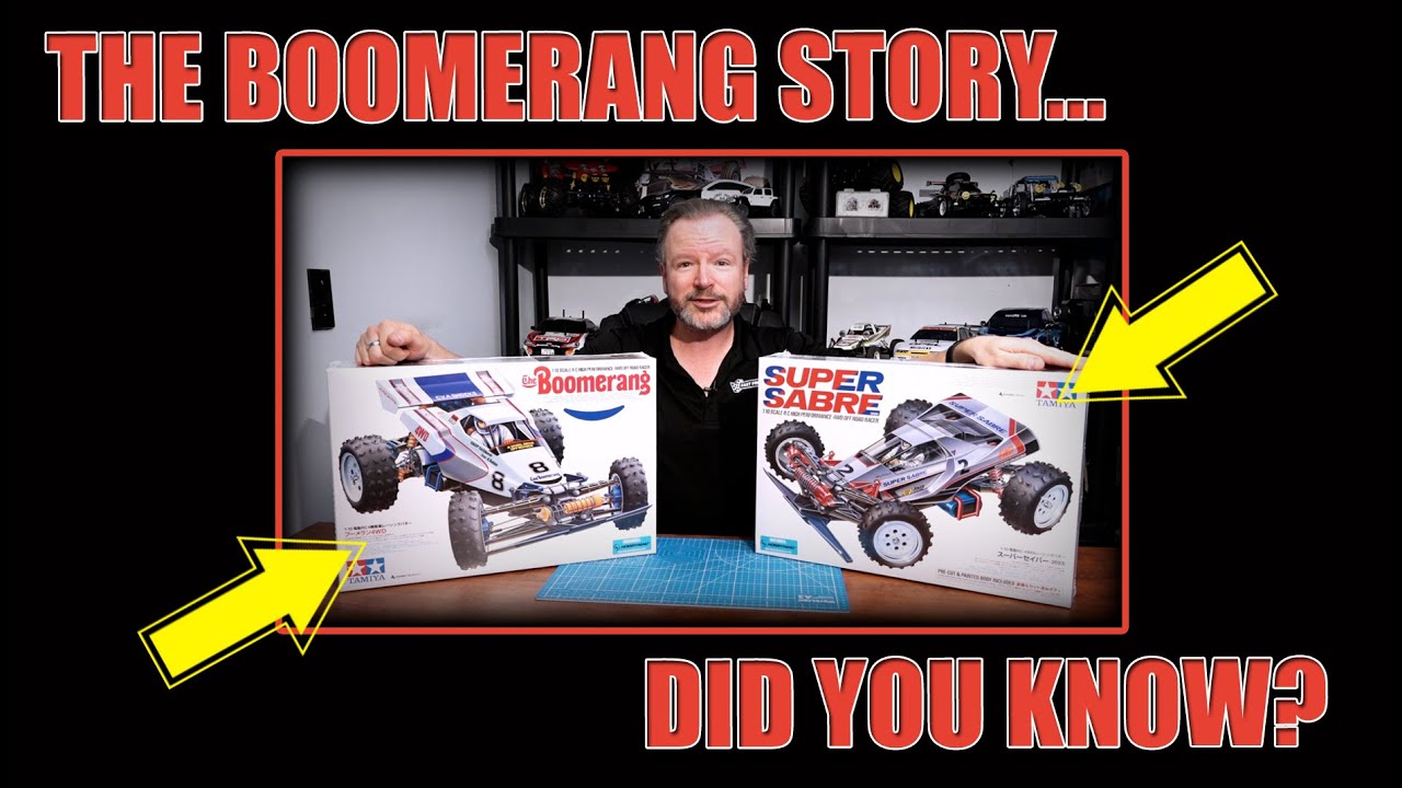 DID YOU KNOW? The history of the Tamiya Boomerang and Tamiya Super Sabre!