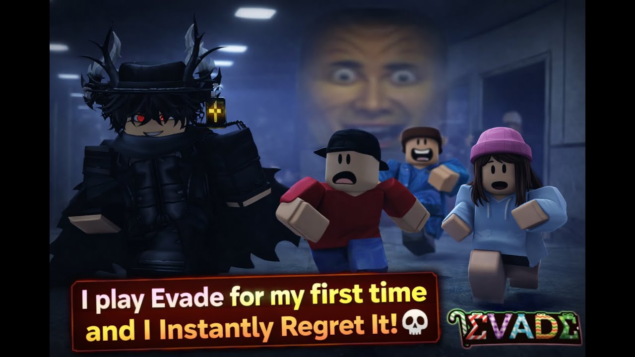I play Evade for my first time and This Game Humbled Me 💀#roblox