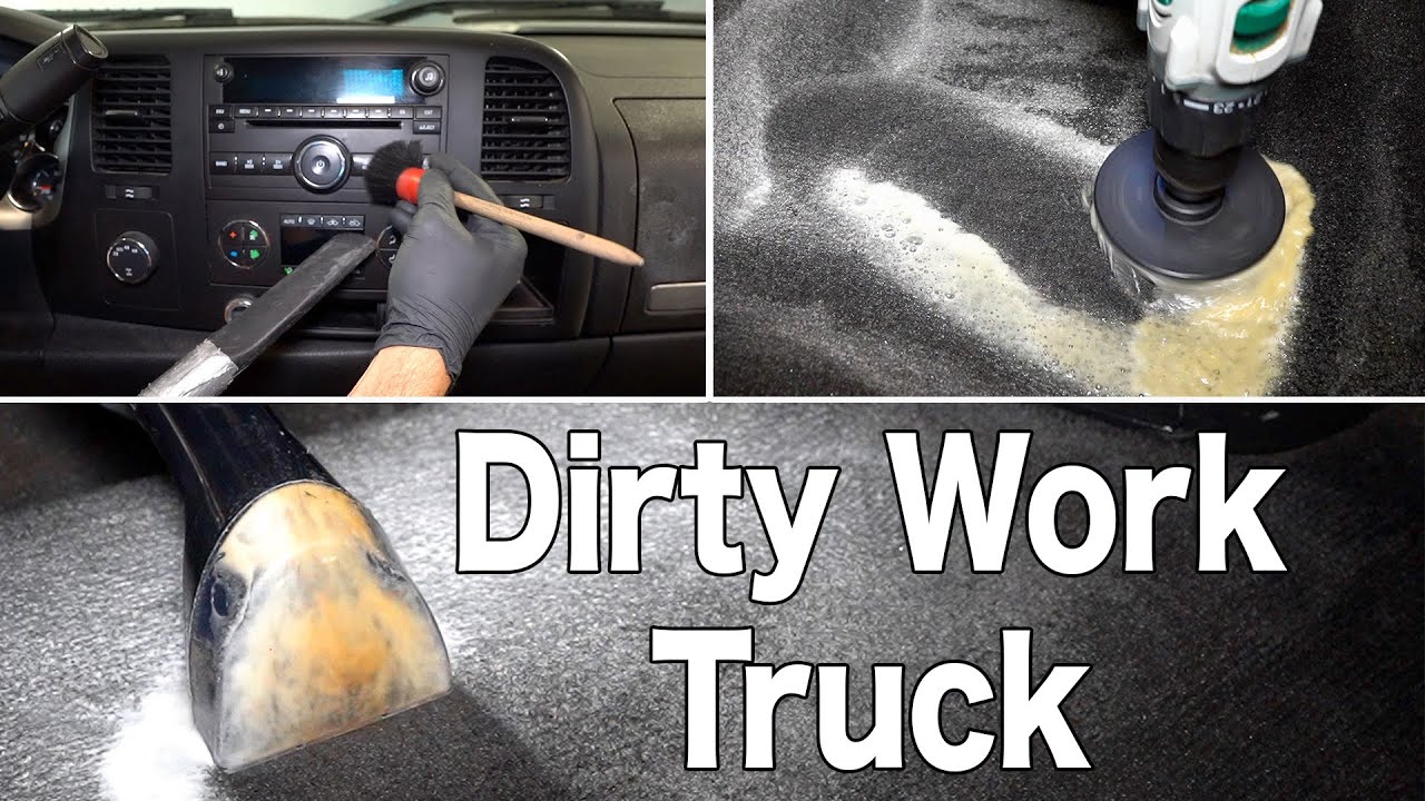 Super Cleaning a NASTY Work Truck! | The Detail Geek