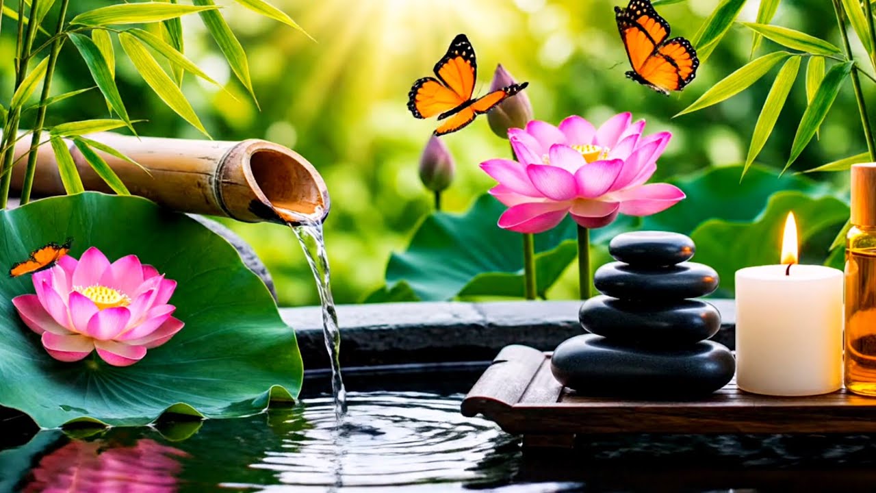 Healing Music for Inner Peace 🌿 Water Sounds for Insomnia Relief, Stress Therapy & Meditation