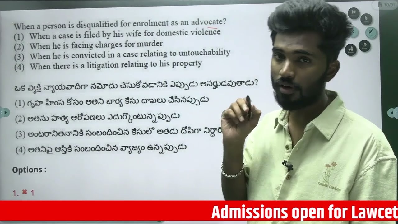 Part 11 - 500 MCQs' for TG &  AP LAWCET 2025