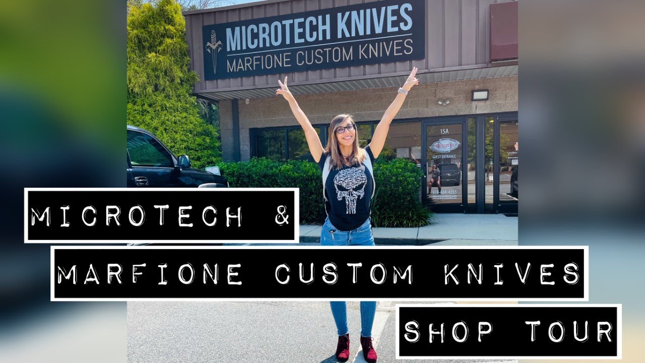 Microtech and Marfione Custom Knives Facilities and Shop Tour
