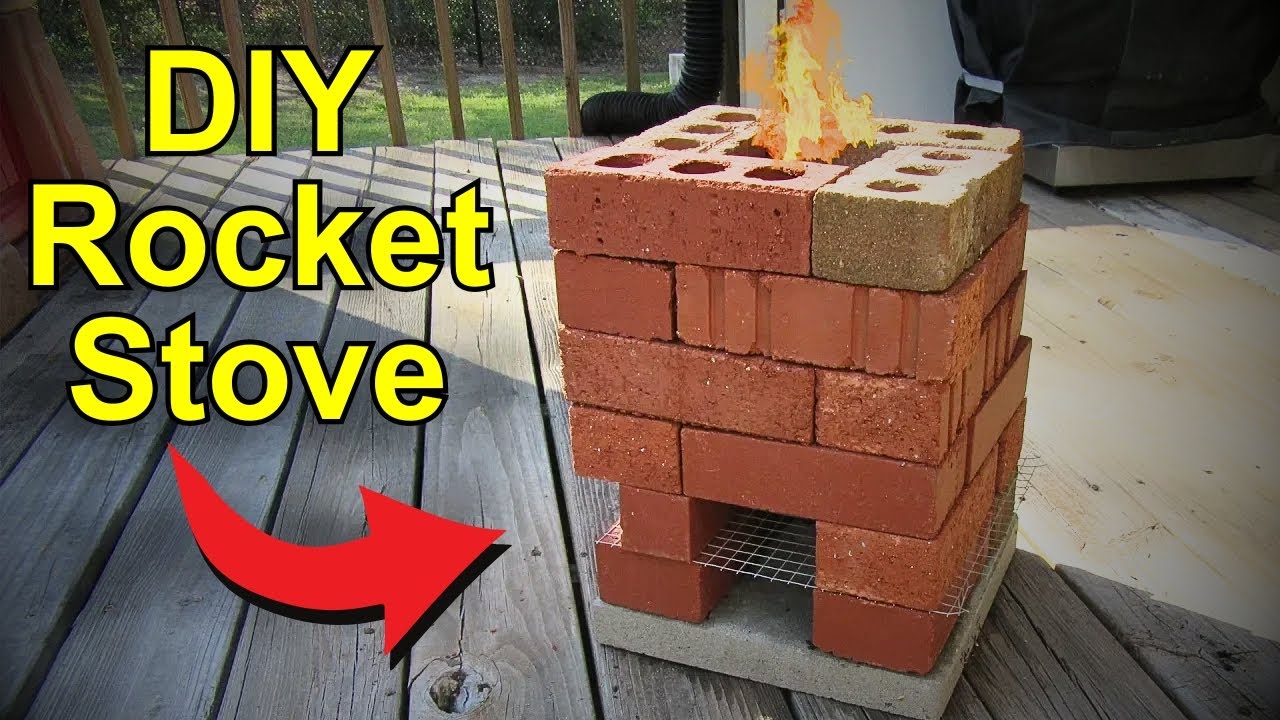 How to Build a Brick Rocket Stove &ndash; Cheap, Fast & Easy!