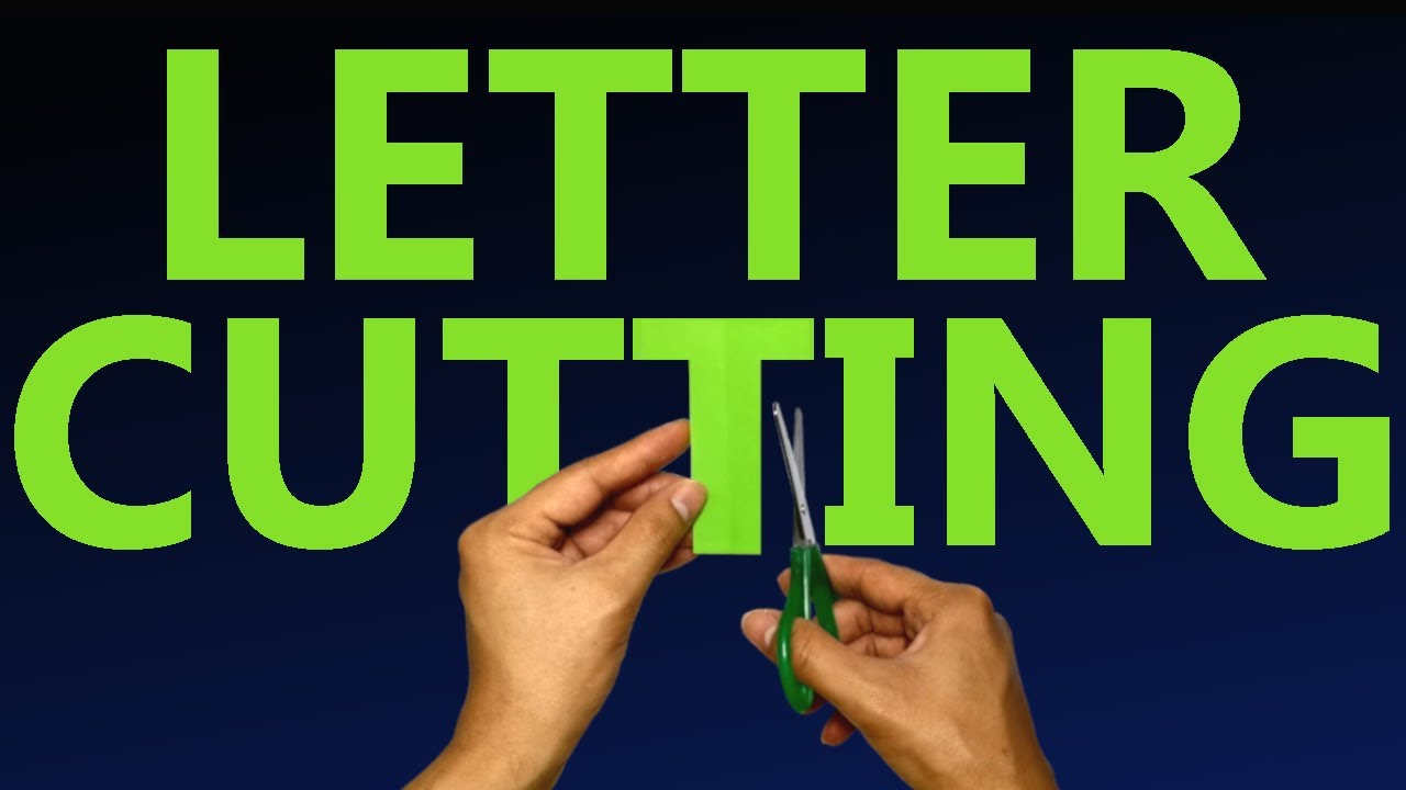 Letter Cutting Tutorial from A to Z (Uppercase) | Techniques Revealed!