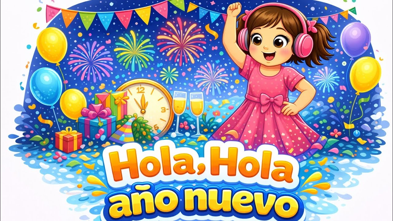 🎶Hola, Hola Año nuevo🎶 | Canciones infantiles |