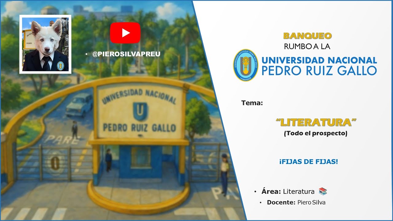 BANQUEO COMPLETO DE LITERATURA (PROSPECTO COMPLETO UNPRG)