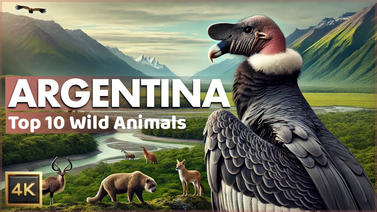 Top 10 Wild Animals of Argentina You Need to See! | Documentary in 4K