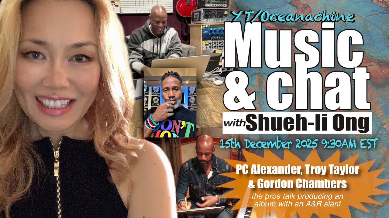 S6E8 PC Alexander, Troy Taylor, Gordon Chambers - producing an album w/an A&R slant on Music & Chat