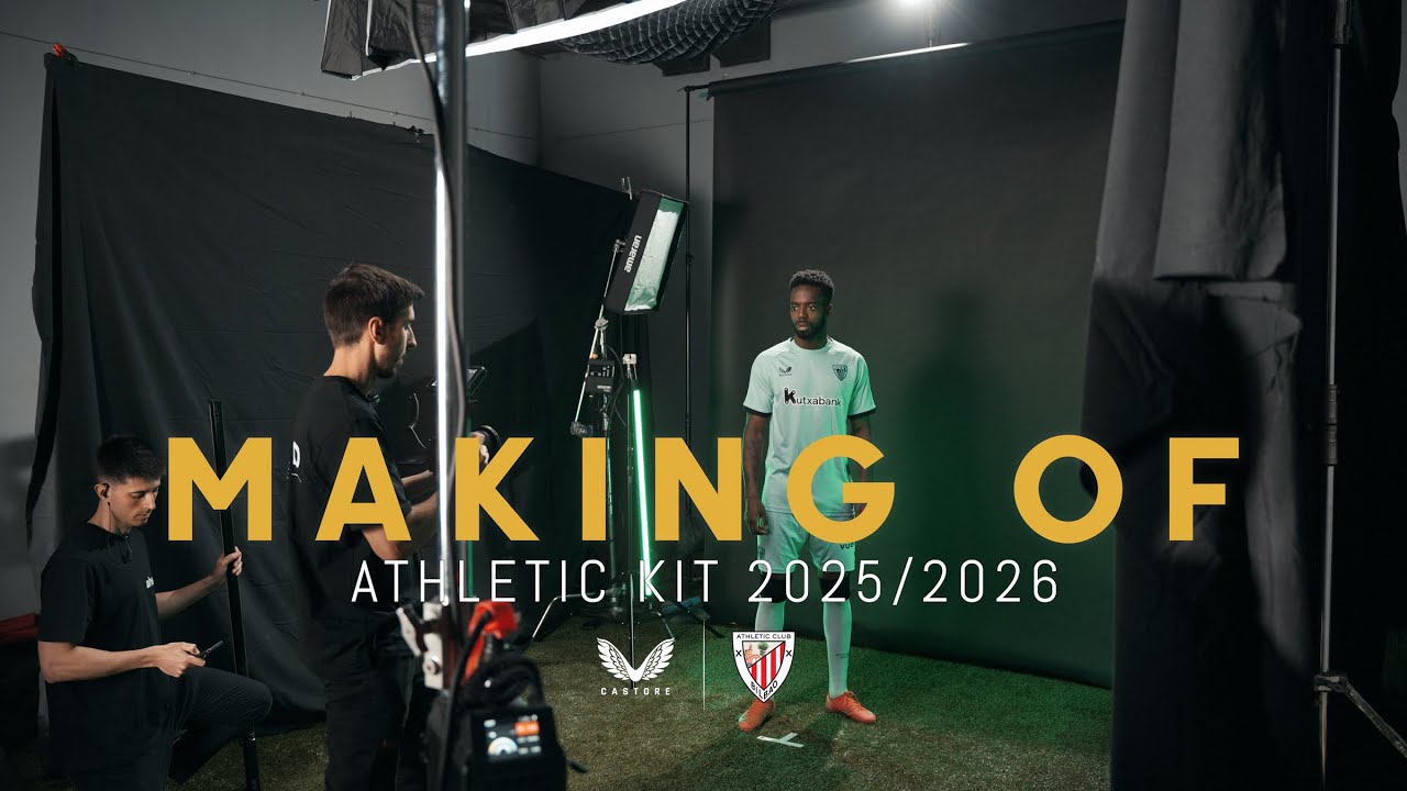Así grabamos la nueva camiseta del Athletic Club 2025/26 | BTS (Behind the Scenes)