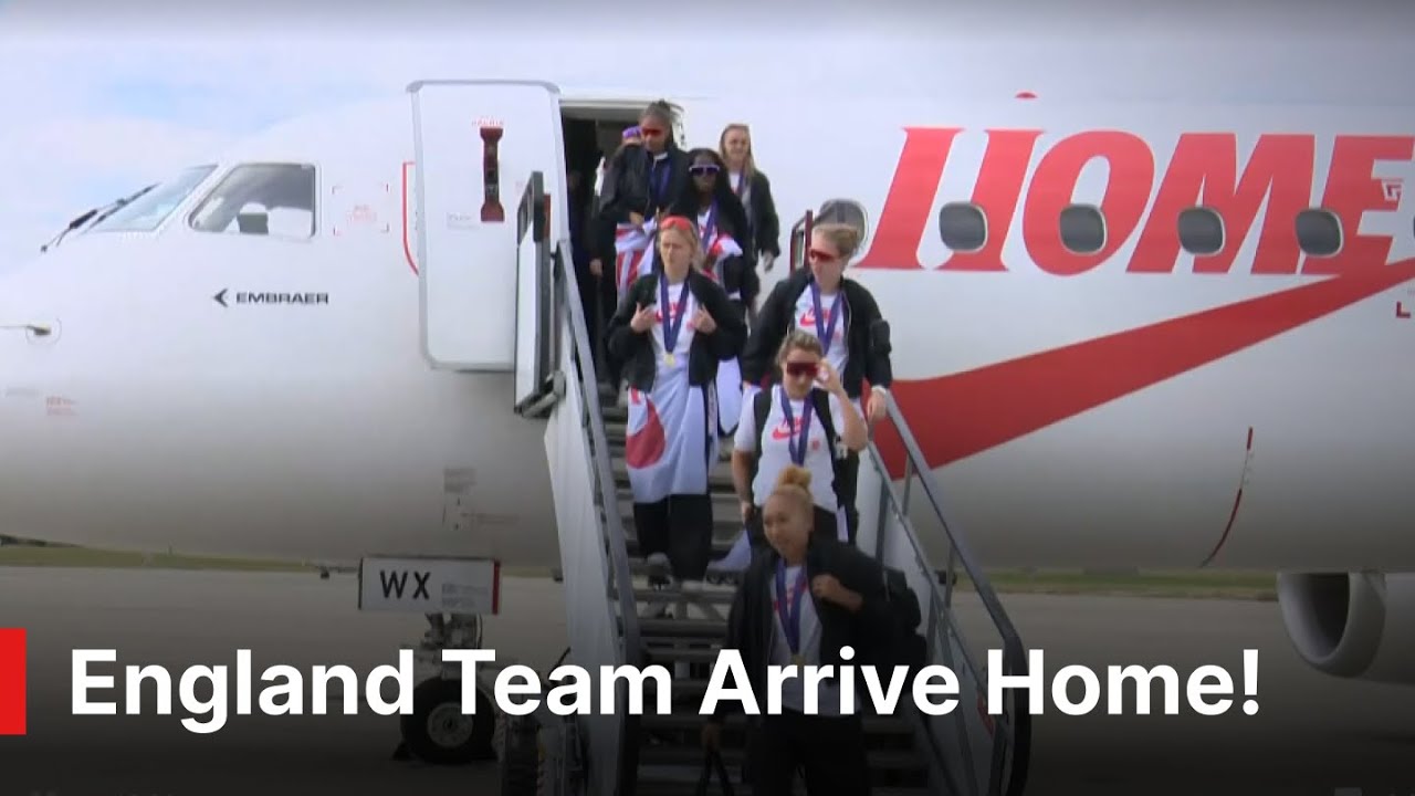 Just In: England Women Receive Heroes’ Welcome After Euro 2025 Win! | AD1Z