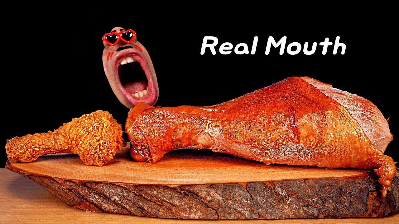 [4K] Super large chicken Turkey leg MUKBANG 초대형 칠면조 다리 超大型七面鳥 ตุรกี Thổ Nhĩ Kỳ  ساق الدجاج العملاقة