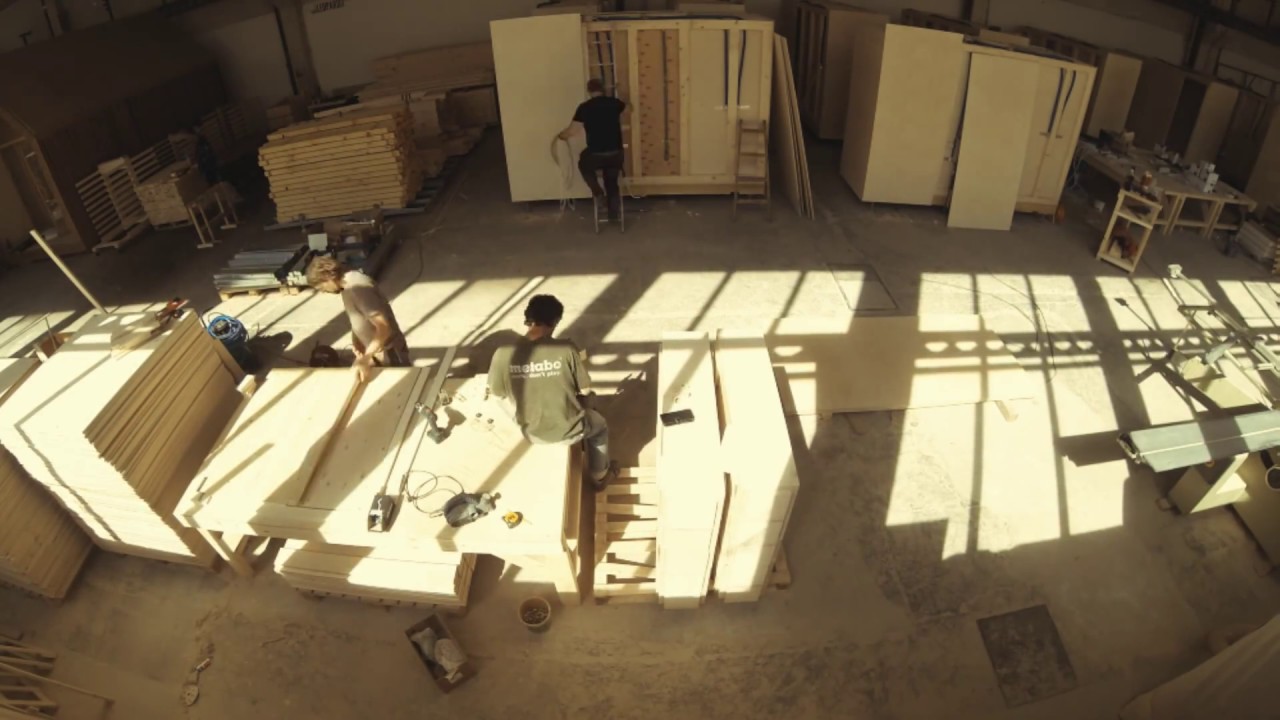 Lushna Glamping production facility work