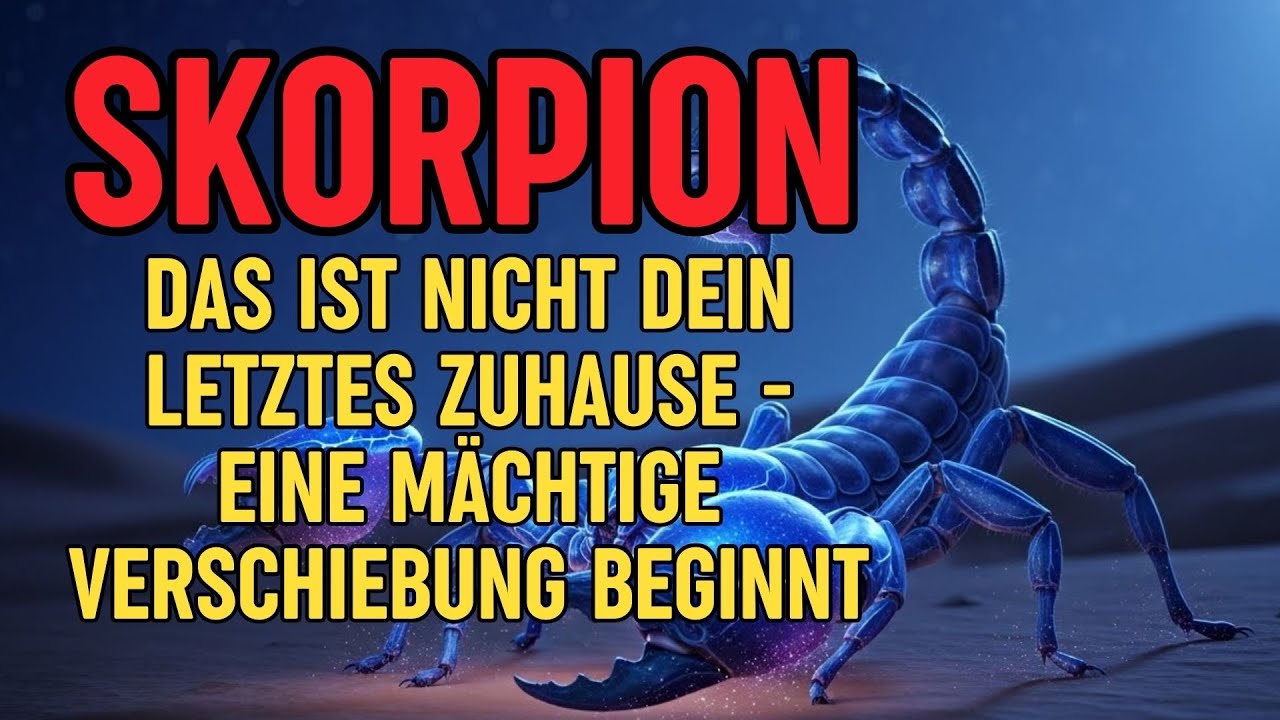 Skorpion, Das Ist Nicht Dein Letztes Zuhause - Eine Mächtige Verschiebung Beginnt