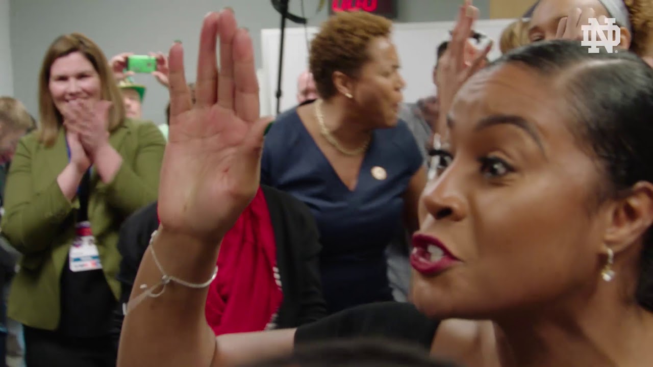 @ndwbb | Inside The Locker Room After Final Four Win (2018)